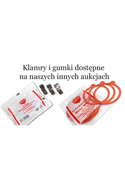 NO BRAND Borcan de sticlă WECK 370 ml cu capac op. 6 bucăți