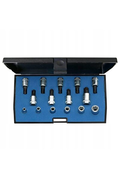 Gedore Set de biți pentru șurubelniță de 1/4″, TORX T4-10xmm și T8-40xmm, 15 ...