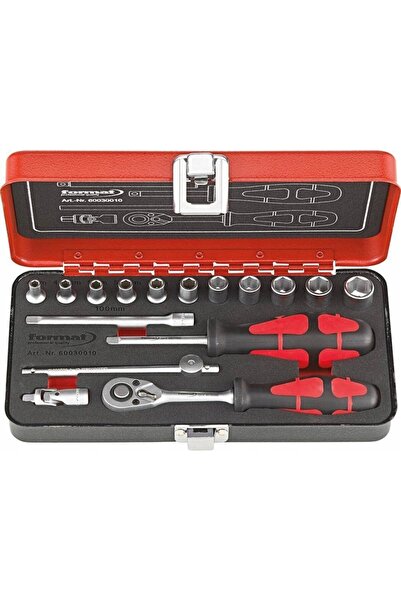 Format Set de chei tubulare 1/4'' 16 piese