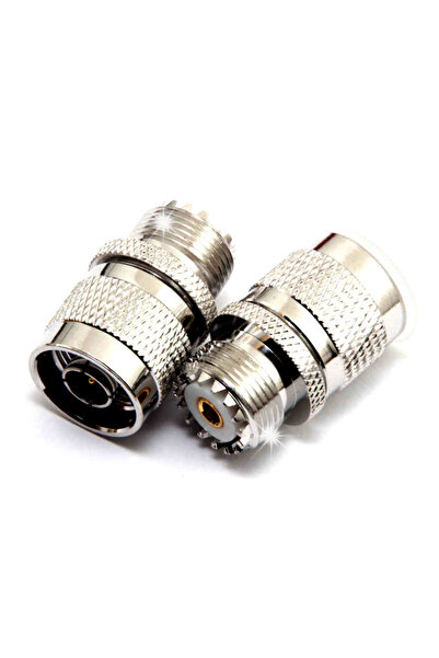 NO BRAND adaptor convertor priză UHF/mufă N PTFE/auriu
