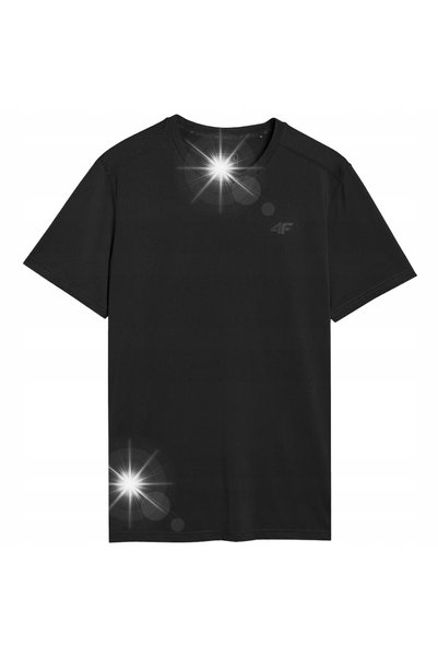 4F Tricou pentru bărbați FNK M1343 negru intens R. S.