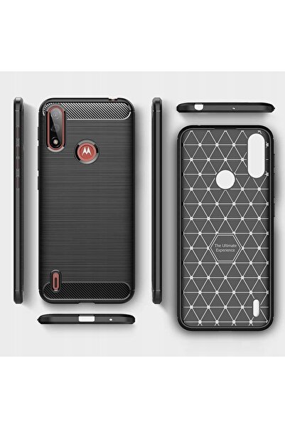 NO BRAND Husă Alogy Rugged Armor din TPU Carbon B pentru Motorola Moto E7/ E7...