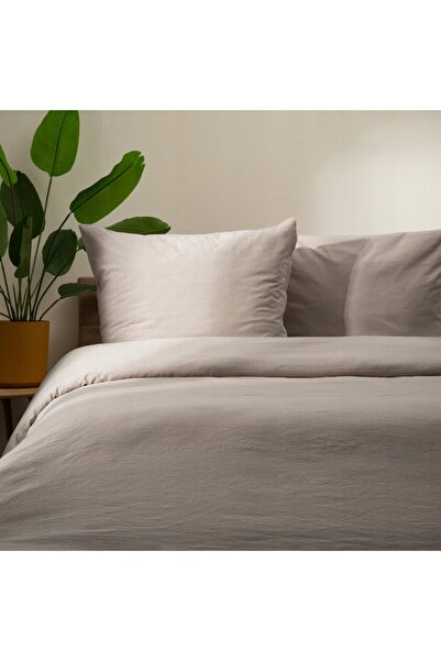 NO BRAND Lenjerie de pat din bumbac GOSSY gri 160x200 + 2*70x80 cm HOMLA