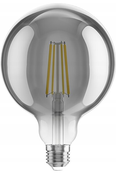 Mexen VINTIS Bec LED cu filament 6X E27 G125 8W Cald 2700K 680 LM Fumuriu