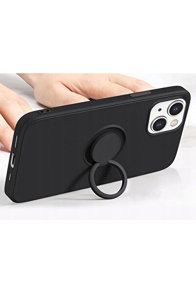 NO BRAND Husă de silicon cu inel ultra subțire Alogy pentru Apple iPhone 13 M...