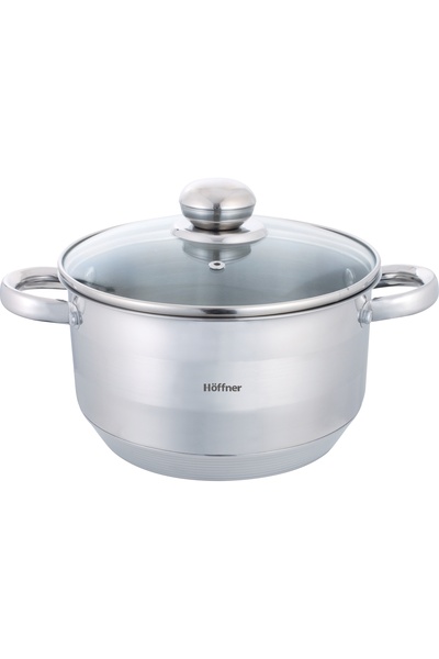 NO BRAND Oală MICĂ de oțel ÎNALTĂ cu capac pentru inducție 26 cm. 8,2 LITRI