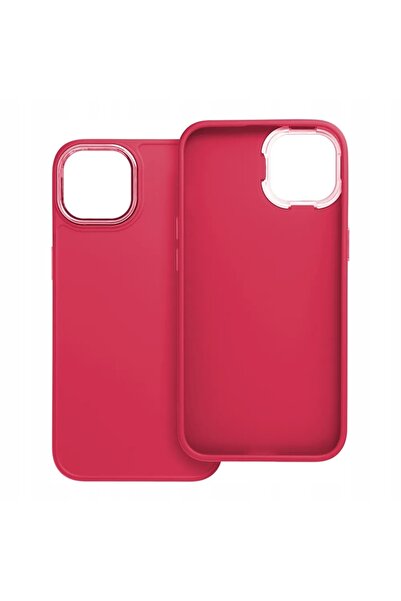 NO BRAND Carcasă FRAME pentru IPHONE 14 magenta