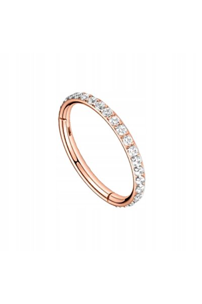 NO BRAND Inel decorativ din titan CLICKER pentru helix, tragus 1,2/8