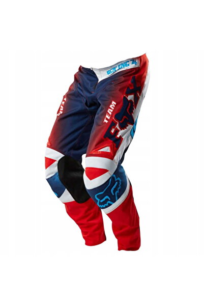 Fox Pantaloni 180 Imperial Alb/Albastru/Roșu [Mărime: 36]