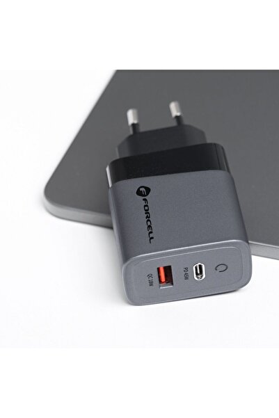 NO BRAND Adaptor de alimentare cu încărcare rapidă 45W GaN USB-C PD/QC 4.0 + ...