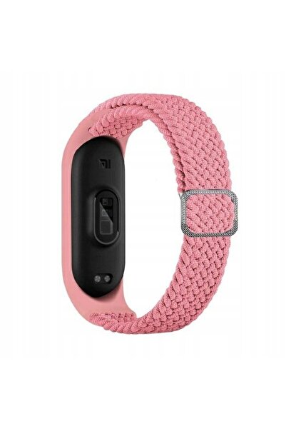 Beline Curea din nailon Mi Band 8 roz/roz