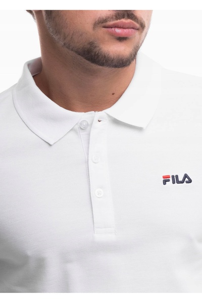 FILA Tricou polo Sunchon alb bărbătesc FAM0717 10001 MĂRIMEA 2XL