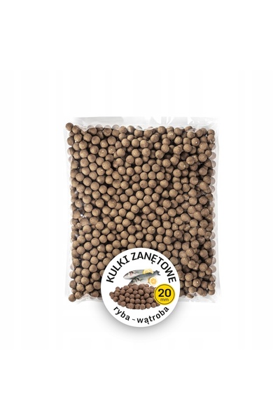 NO BRAND Bile de momeală proteică din ficat de crap, 20mm, 3kg