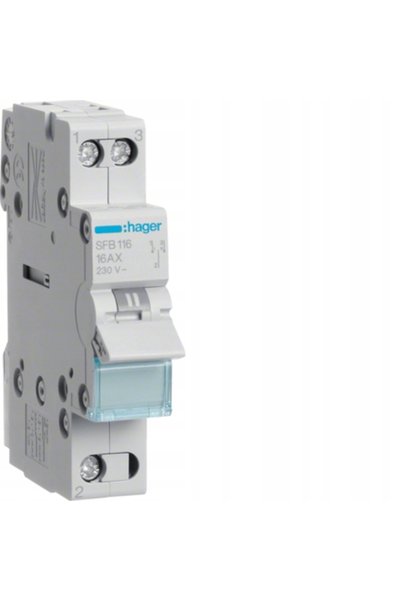 hager I-0-II 1P 16A 230V AC întrerupător de alimentare