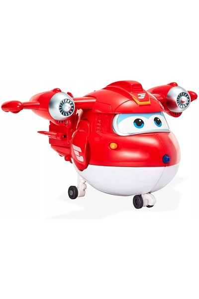 NO BRAND SUPER WINGS FIGURINĂ JETT TRANSFORMABILĂ + ANIMĂLUL DE COMPANIE 750421
