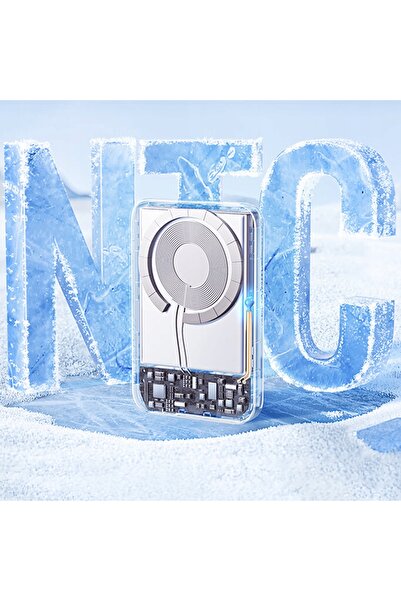 NO BRAND BLAVEC POWERBANK MAGSAFE MAGNETIC MINI INDUCTIV PENTRU IPHONE SAMSUN...