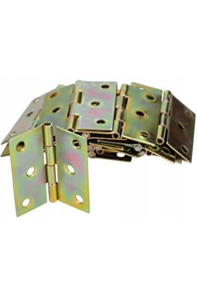 NO BRAND Set 100 balamale metalice 40x40 mm pentru mobilier/dulap