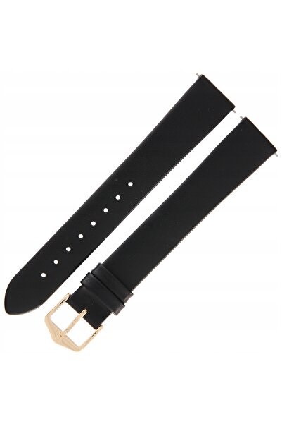 NO BRAND HIRSCH Toronto XL - 18mm - Negru - Curea de ceas din piele