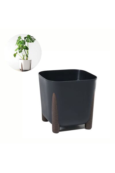 LAMELA BAG Capac decorativ pătrat pentru ghiveci Lamela Frida 29 cm