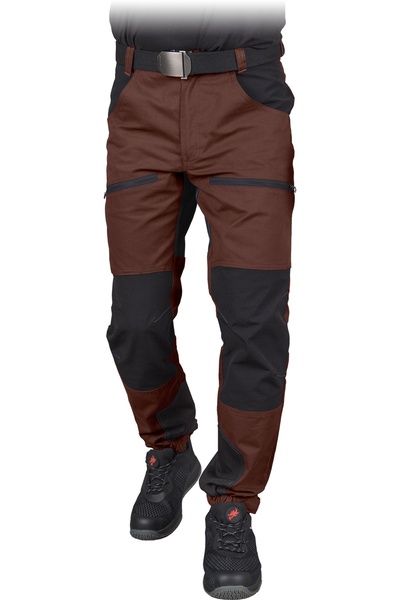Reis Pantaloni de protecție pentru talie HOBBER, bărbați, maro-negru, mărimea 54
