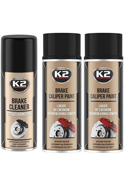 K2 2x Vopsea pentru etriere de frână NEGRU 400 ml