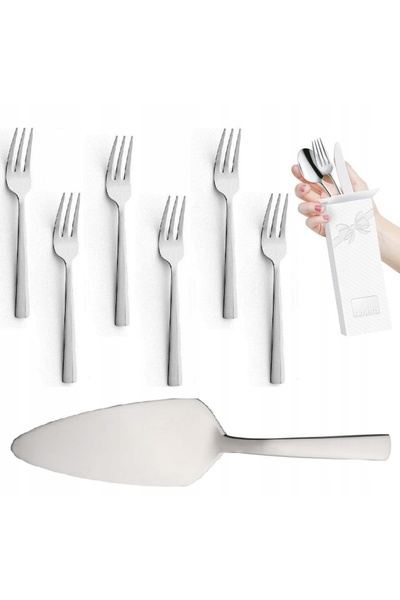 Amefa SZTUĆCE 1923 SET MODERN DE PRĂJITURI PENTRU 6 PERSOANE