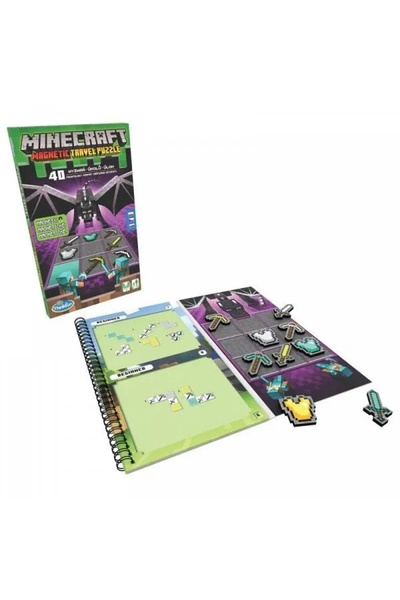 NO BRAND Ravensburger Minecraft: Puzzle magnetic de călătorie