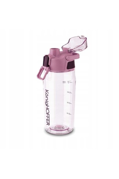 Konighoffer Sticlă TRITAN cu capac și sită, mov, FALCO 550 ML