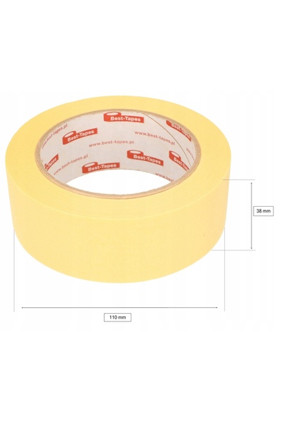 NO BRAND Bandă de hârtie de mascare pentru pictori 40MMx50M 20 bucăți
