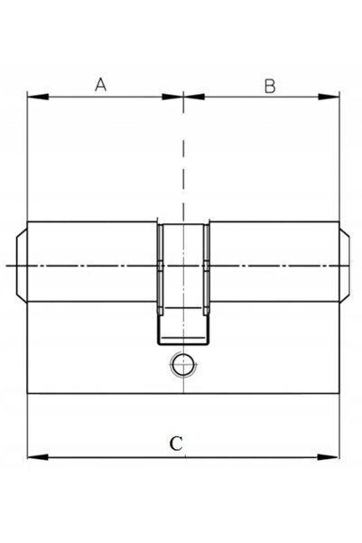 NO BRAND Seria CAM 6 Chei interne pentru sistemul One Key - 2 bucăți 30/30 + ...