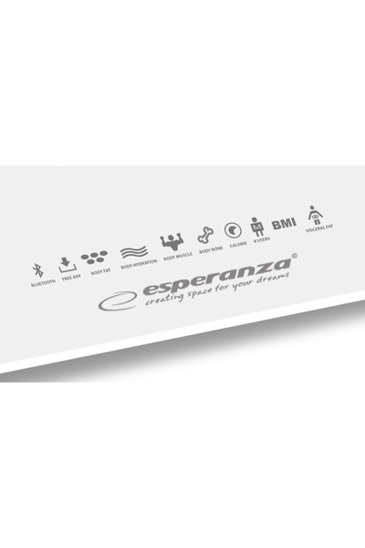 ESPERANZA Cântar de baie cu funcții de diagnosticare 8-în-1 și Bluetooth