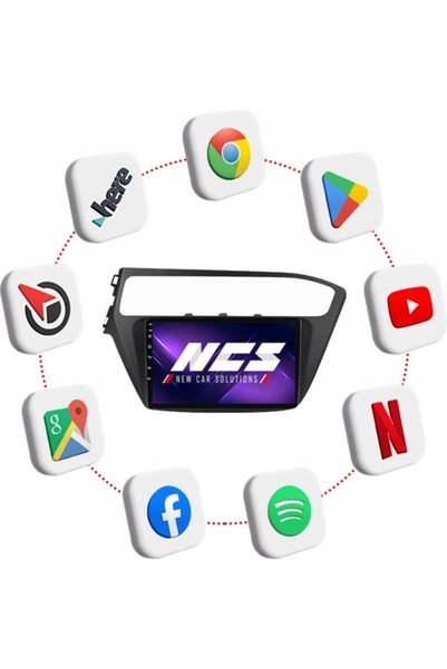NO BRAND RADIO AUTO NCS ZQ9 HYUNDAI i20 2018-2020 CU NAVIGAȚIE ANDROID, 8 GB,...
