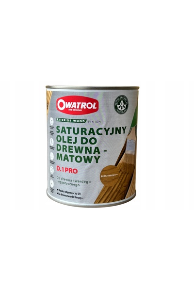 NO BRAND Owatrol D1 PRO - ulei saturant pentru lemn cu protecție UV, culoare ...