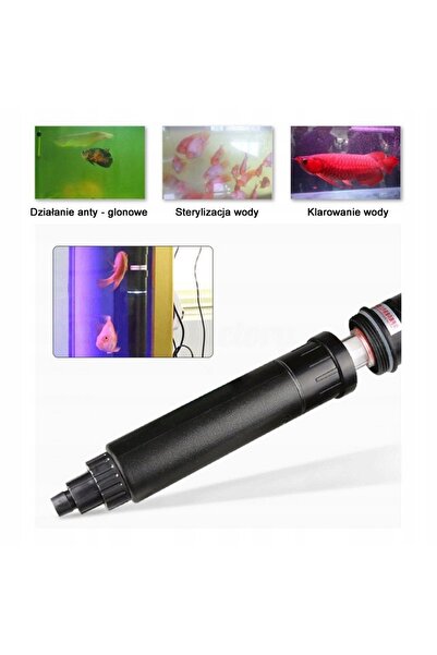 NO BRAND Lampă UV-C de 3W, sterilizator cu filtru UV de tip flow-through pent...