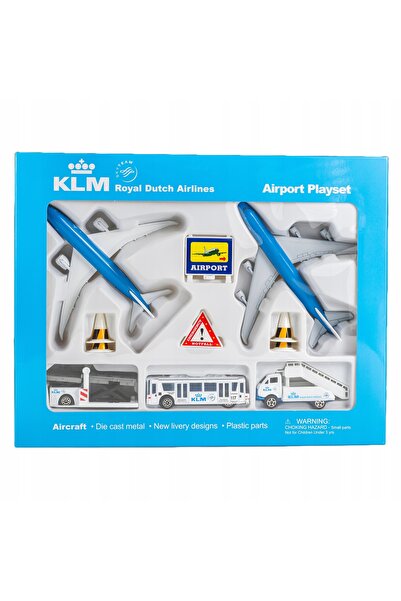 NO BRAND SET BOEING 747 JUMBO / 787 DREAMLINER KLM AEROPORT - Jucărie PPC cu ...