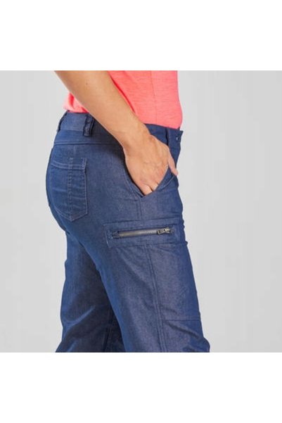 NO BRAND Pantaloni de trekking Forclaz Travel 100 2 în 1 pentru femei