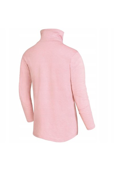 NO BRAND Tricou sport termic cu guler înalt pentru fete, roz, L