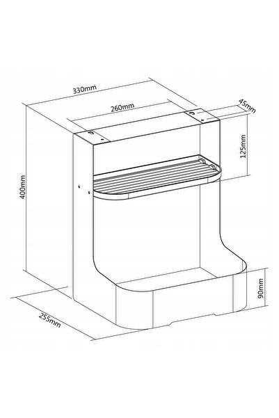 NO BRAND Organizator de birou cu raft pentru accesorii Bydgoszcz