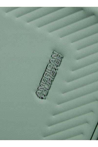 American Tourister Valiză mică DashPop EXP cu buzunar frontal - verde iceberg