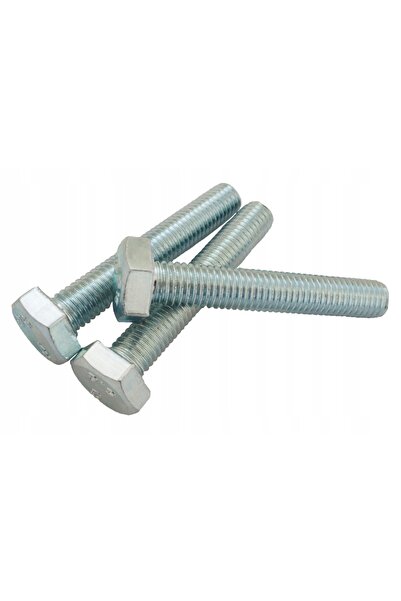 NO BRAND Șurub M10x30 cu cap hexagonal 6-lamelat DIN 933 zincat pentru cheie....