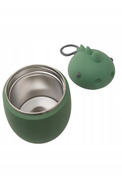 NO BRAND Termos pentru prânz pentru copii Asobu Bestie Foodie 0.6 l - dinozaur
