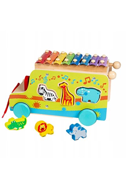 Smily Play SORTER CYMBALI Centru de activități auto-sortant din lemn 4 în 1 S...