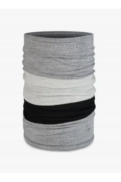 Buff Eșarfă multifuncțională Merino Move Neckwear - Gri-cenușiu uni