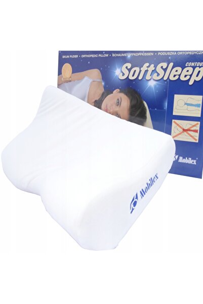 NO BRAND SoftSleep Pernă de dormit ortopedică conturată pentru dureri de gât M
