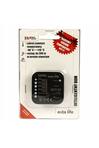 NO BRAND ZAMEL LIFE SENZOR DE TEMPERATURĂ 4 CANALE RCT-21