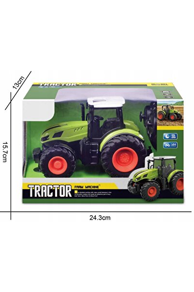 MADEJ TRACTOR MARE CU TELECOMANDĂ, LUMINI, TRACTOR RC, USB