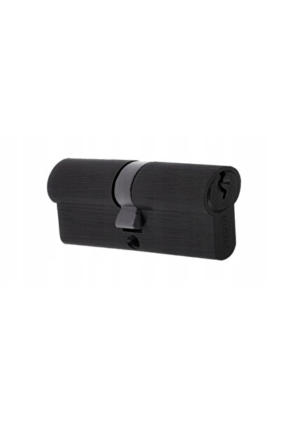 NO BRAND Set de găurire pentru broască de ușă FURTKI 45/50 ALUBRASS NEGRU 3 CHEI