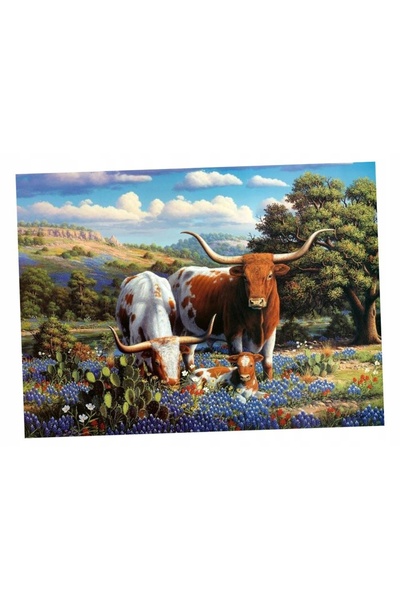 RAVENSBURGER Puzzle 2D: Vacă cu nas lung 500el