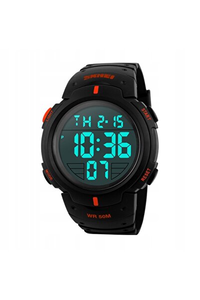 Skmei Ceas bărbătesc / Negru / Cronometru electronic cu alarmă