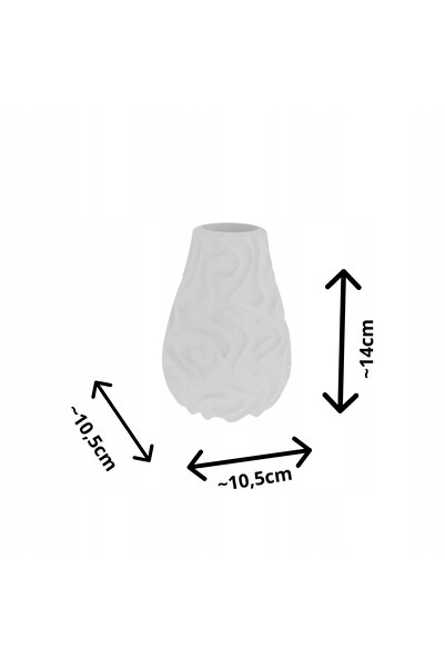 NO BRAND GHIVECI DECORATIV MODERN PENTRU FLORI, CU MOTIV 3D, VAZĂ PENTRU CASĂ...